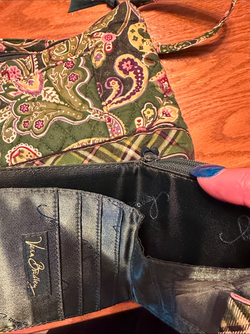 Vera Bradley bag with matching wallet - Picture 5 of 5